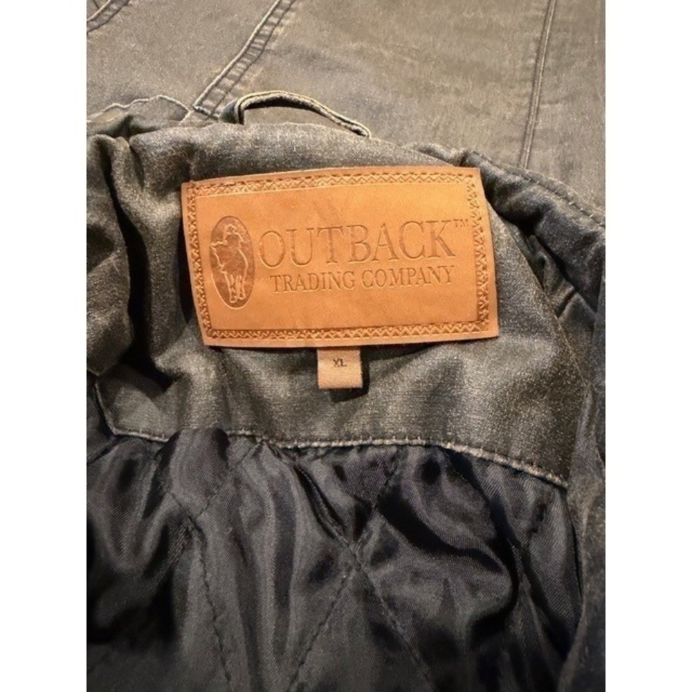 Outback Trading Womens XL Sugar Spice Jacket Brown Quilted Collar Outdoor EUC - Picture 7 of 9